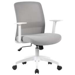 CACTUS Кресло CS-WMC333-GY, на колесиках, сетка/ткань, серый