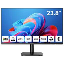 AIWA Монитор 23.8" MF2410 Black (IPS, 1920x1080, D-Sub+HDMI+DP, 4 ms, 178°/178°, 300 cd/m, 1000:1, 120Hz, Spk, внутр БП)