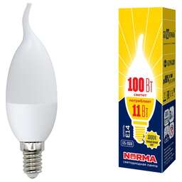 VOLPE (UL-00003817) LED-CW37-11W/WW/E14/FR/NR картон