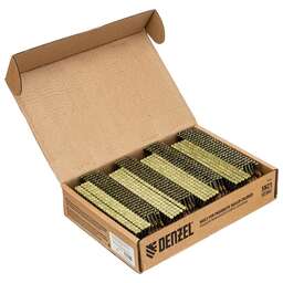 DENZEL Гвозди для пнев. нейлера (крашен.) длина - 65 мм, диам. - 2,9 мм, 2000 шт. 57695