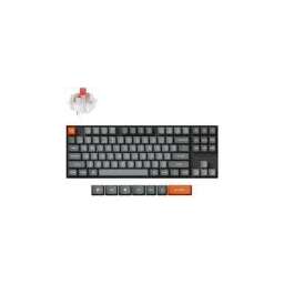 Keychron K8 Max, 87 клавиш, RGB подсветка, Hot-swap, алюм.рамка Keychron Red Switch