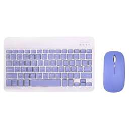 PALMEXX Клавиатура PMPKIT01-PUR, беспроводная, USB, Bluetooth/Радиоканал, механическая, с гравировкой, сиреневый/белый