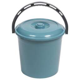 VIOLET 10л с крышкой (бирюзово-синий) 21055