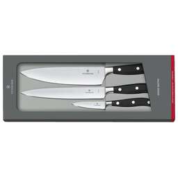 VICTORINOX Набор ножей кухон. Grand Maitre Chefs (7.7243.3) компл.:3предм. черный подар.коробка