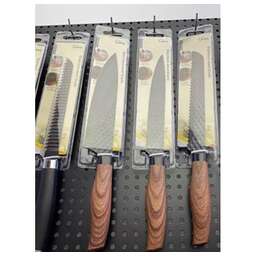 MALLONY Нож с рукояткой софт-тач TRONTO поварской, фактурное лезвие, 20 см (110640)