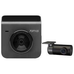 70MAI Автомобильный видеорегистратор с камерой заднего вида Dash Cam A400+Rear Cam Set Grey