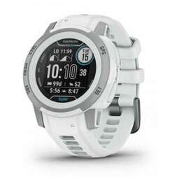 GARMIN Смарт-часы Instinct 2s Solar 40мм 1.2" AMOLED корп.черный/белый рем.белый (010-02564-03)