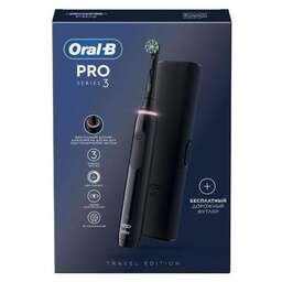 ORAL-B Электрическая зубная щетка Pro 3/D505.513.3X BK, насадки для щётки: 1 шт, цвет: черный