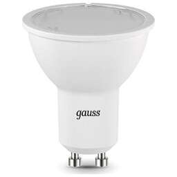 GAUSS Лампа светодиодная MR16 5Вт цок.:GU10 спот 220B св.свеч.бел.нейт. MR16 (упак.:1шт) (101506205)