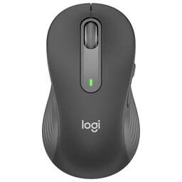 LOGITECH Мышь беспроводная M650 Large Left, Bluetooth/Радио, оптическая, USB, 4000dpi, графитовый [910-006239]