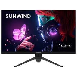 SUNWIND 27" Монитор SUN-M27BG130, 2560x1440, IPS, 180Гц, 2хHDMI, 2хDP, черный