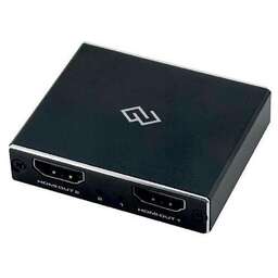 DIGMA Сплиттер аудио-видео DHSP-v2x2, HDMI (f) - 2хHDMI (f), ver 2.0, черный