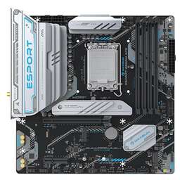 MAXSUN Материнская плата MS-eSport B860M WIFI ACE B860, LGA1851, 4*DDR5, 1*PCIEx16, 1*PCIEx4, 3*M.2, 7*USB3.2Gen1, 7*USB2.0, 2*SATA3.0, 2.5G, Type-C(DP), DP, HDMI, M-ATX, RTL