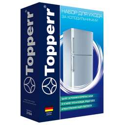 TOPPERR 3104 Набор для холодильника 3 предмета (средство+поглотитель запаха+салфетка) (R)