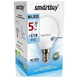 SMARTBUY (SBL-P45-05-40K-E14) 5W/4000/E14