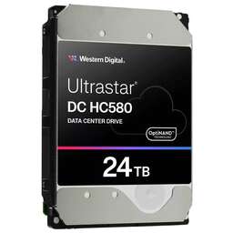 WESTERN DIGITAL Жесткий диск серверный 3.5" 24TB Ultrastar DC HC580 WUH722424ALE604 SATA