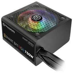 THERMALTAKE Блок питания ATX 750W Smart BX1 RGB 80+ bronze (20+4pin) APFC 120mm fan color LED 8xSATA RTL