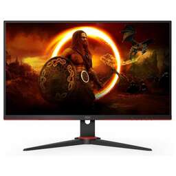 AOC 27" Монитор Gaming 27G2ZNE, 1920x1080, VA, 240Гц, 2хHDMI, 1хDP, черный/красный и черный [27g2zne/bk]