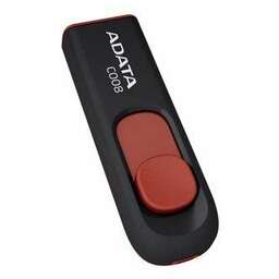 ADATA Флэш-накопитель USB2 64GB BLACK/RED AC008-64G-RKD