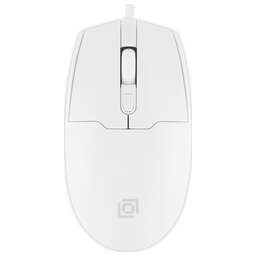OKLICK Мышь Оклик 147M белый оптическая 2000dpi USB 4but (1868746)
