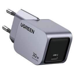 UGREEN Сетевое зарядное устройство X703, USB-C, 30Вт, 3A, серый