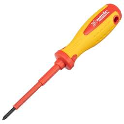 MATRIX Отвертка Insulated, PH0 x 75 мм, CrMo, до 1000 В, двухкомпонентная рукоятка Professional 12924