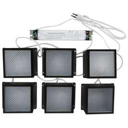UNIEL ULP-1010 42W/4000К IP40 GRILYATO OPAL BLACK KIT06