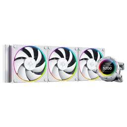 ID-COOLING Жидкостная система охлаждения SL360 WHITE /LCD SCREEN /350W /all Intel /all AMD