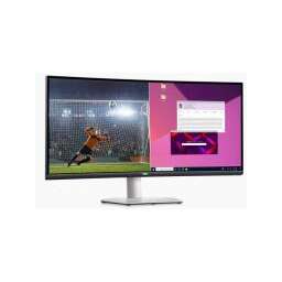 DELL Монитор 34" S3423DWC 1800R, 4ms, 21:9, VA, UWQHD, 4ms, 300cd, 100Hz, HDMI, USB, USB-C ,HAS