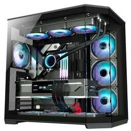 BLOODY Корпус ATX BD-CC109, Midi-Tower, без БП, черный [bd-cc109-bk]