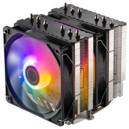 AZERTY Устройство охлаждения(кулер) Red Cool RCA-200C, 4-pin, RGB, серебристый, 120мм, Ret [120-0781]