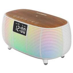 HYUNDAI Радиобудильник H-RCL231 белый LCD подсв:белая часы:цифровые FM