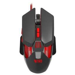 ACER Мышь проводная Nitro OMW302, игровая, оптическая, USB, 7200dpi, черный [zl.mcecc.025]
