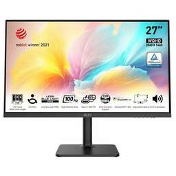 MSI Монитор 27" MD272QXP, 16:9, IPS, QHD, 4ms, 400cd, 100Hz, HDMI, DP, USB-C, USB, SPK, HAS