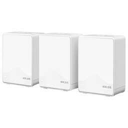 MERCUSYS Бесшовный Mesh роутер Halo H25BE, Wi-Fi 7, BE3600, 2.4/5ГГц, 3 WAN/LAN, белый, 3 шт. в комплекте [halo h25be(3-pack)]