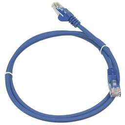 LANMASTER Патч-корд LAN-PC45/U5E-1.0-BL UTP RJ-45 вил.-вилка RJ-45 кат.5E 1м синий LSZH (уп.:1шт)