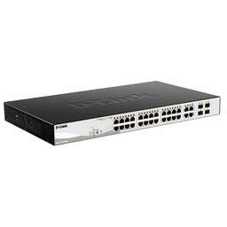 D-LINK Коммутатор 24PORT 10/100/1000M T/SFP DGS-1210-28MP/F4A