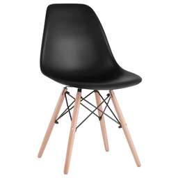 BRABIX Комплект стульев Eames CF-010, 4шт, на ножках, черный [532631]
