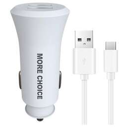 MORE CHOICE (4627151192130) AC23a 2USB 2.4A для Type-C White
