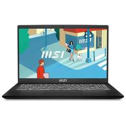 MSI Ноутбук Modern 15 H B13M-096XRU Core i5 13420H 16Gb SSD512Gb Intel Iris Xe graphics 15.6" IPS FHD (1920x1080) FreeDOS black WiFi BT Cam (9S7-15H411-096)