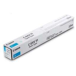 CANON Тонер C-EXV51C, для iR-ADV C5535/5535i/5540i/5550i/5560ii MFP, голубой, туба