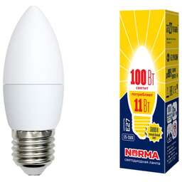 VOLPE (UL-00003815) LED-C37-11W/WW/E27/FR/NR картон