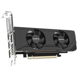 GIGABYTE Видеокарта PCI-E 4.0 GV-N3050OC-6GL NVIDIA GeForce RTX 3050 6Gb 96bit GDDR6 1477/14000 HDMIx2 DPx2 HDCP Ret low profile