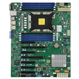 SUPERMICRO Материнская плата MBD-X11SPL-F-B ATX LGA 3647 8xDDR4 slots 8xSATA3 8xUSB2.0 5xUSB3.0 1xVGA OEM {10} (100084) (incl. 1x I/O Shield MCP-260-00042-0N, 2x CBL-0044L)