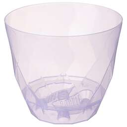 HOMVER Laurel для орхидей D175мм, 2,3л с поддоном (сиреневый транспарент) 221615141/01