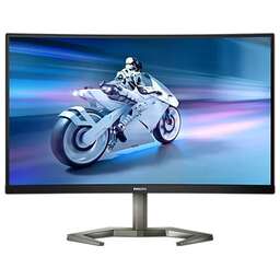 PHILIPS 27" Монитор 27M1C5200W/00, 1920x1080, VA, 240Гц, 2хHDMI, 1хDP, изогнутый, черный