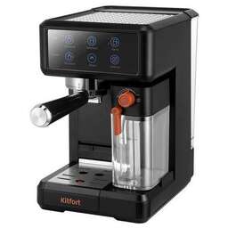 KITFORT Кофеварка КТ-7554, рожковая, черный