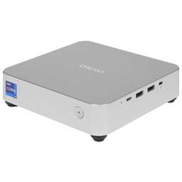 CHUWI ПК Мини AuBox Core i9 13900HK (2.6) 16Gb SSD512Gb Iris Xe Windows 11 Pro 2x2.5GbitEth WiFi BT 120W серебристый/черный