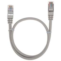 REXANT Патч-корд F/UTP, CAT 5e, RJ45-RJ45, 26AWG, LSZH, серый, 0,5м