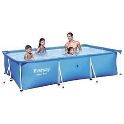 BESTWAY Бассейн каркасный прямоугольный 300х201х66 см, 3300л., 56404